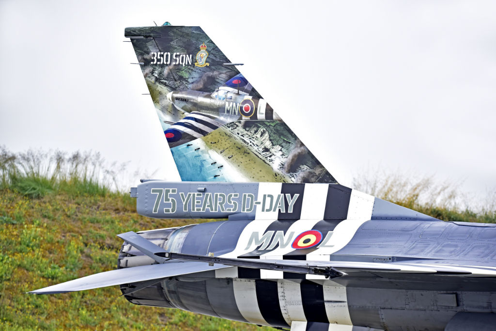 F-16A FA-57, Belgian Air Force spécial livery - 75 years D-Day